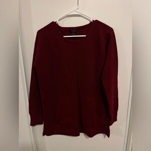 J Crew 100% Merino Wool Textured Two-Pocket Pullover Sweater ‎ Women's Size S